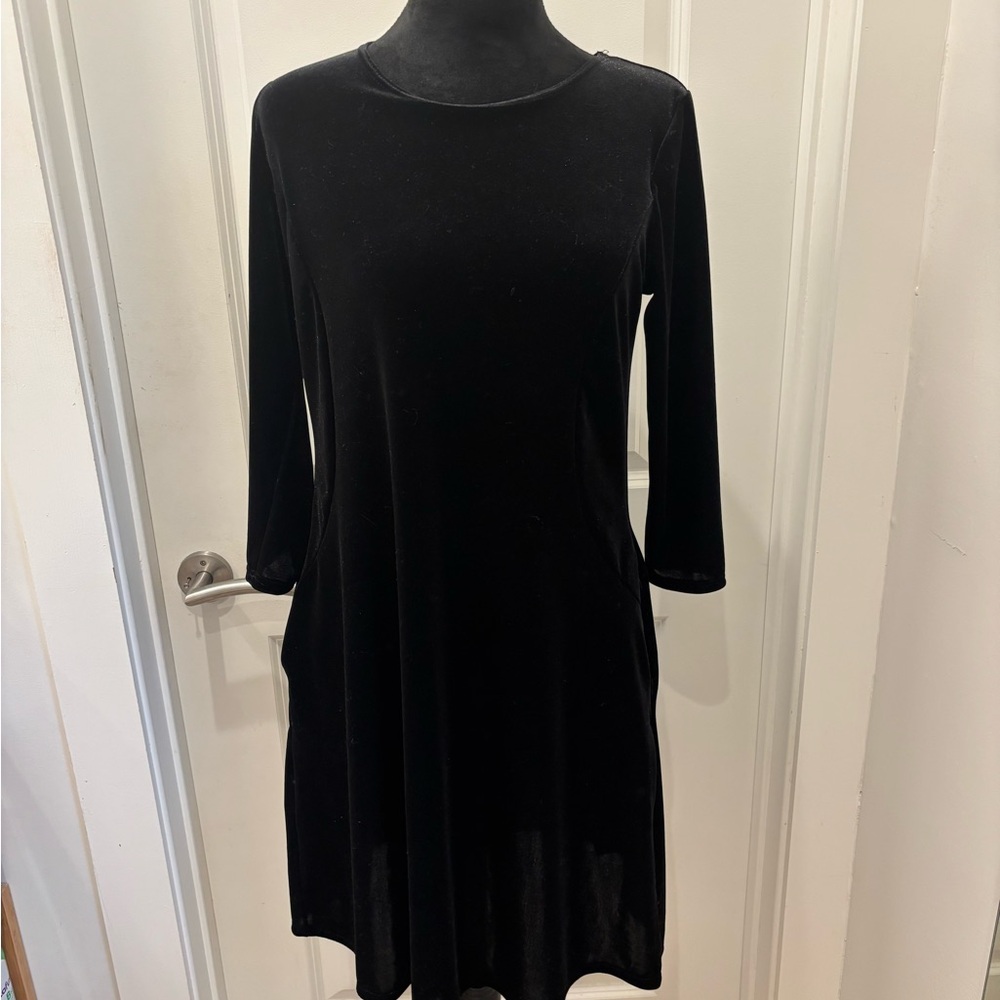 NWT Tash + Sophie velvet mini skater dress - S